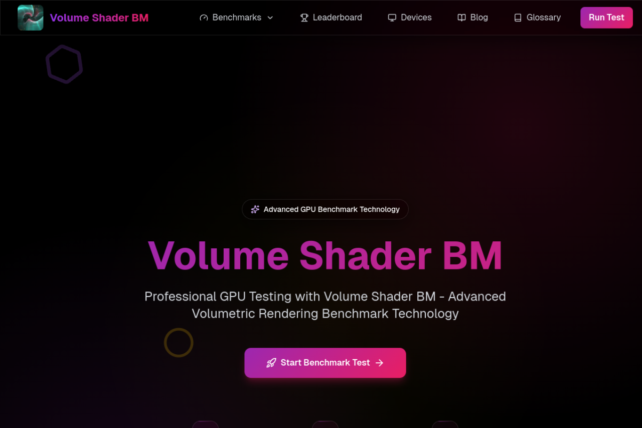 Volume Shader BM 网站截图