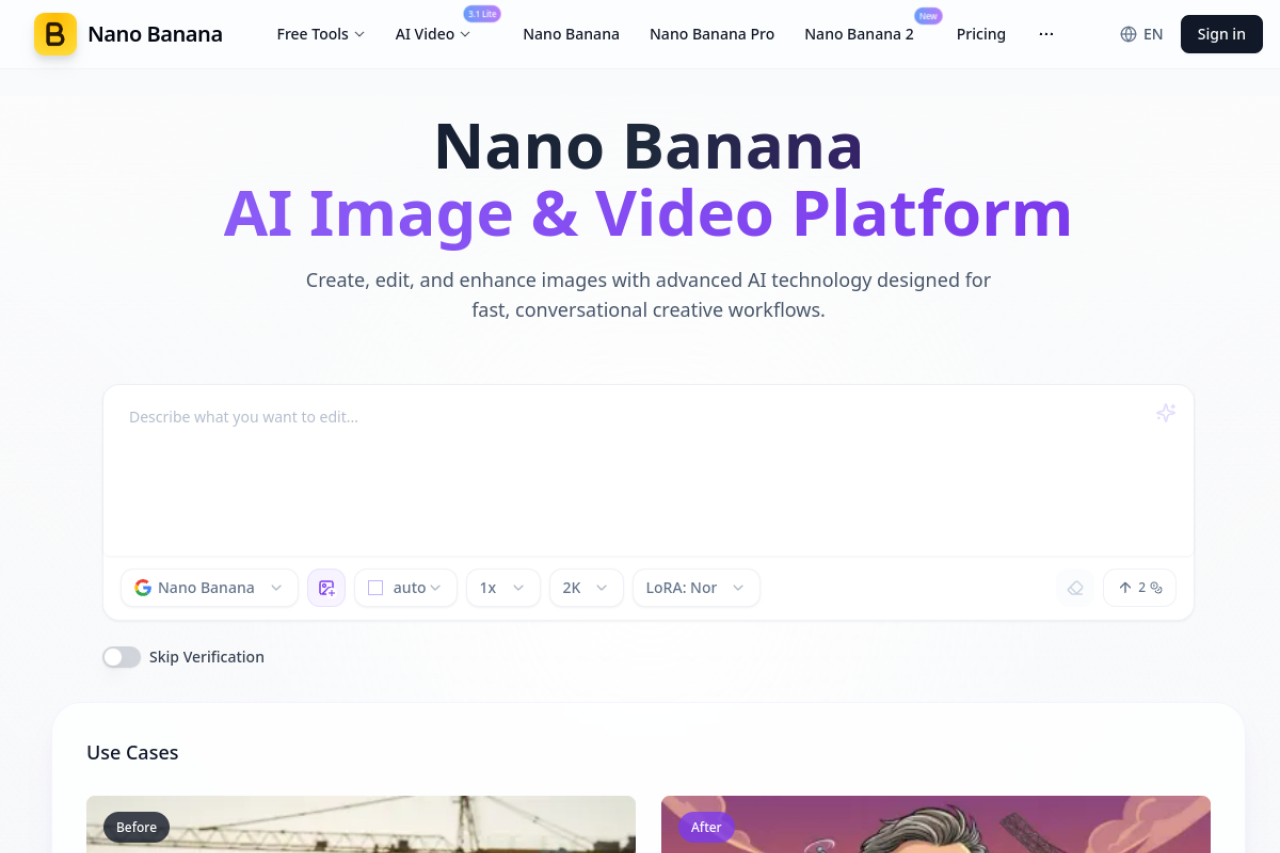 Nano Banana screenshot