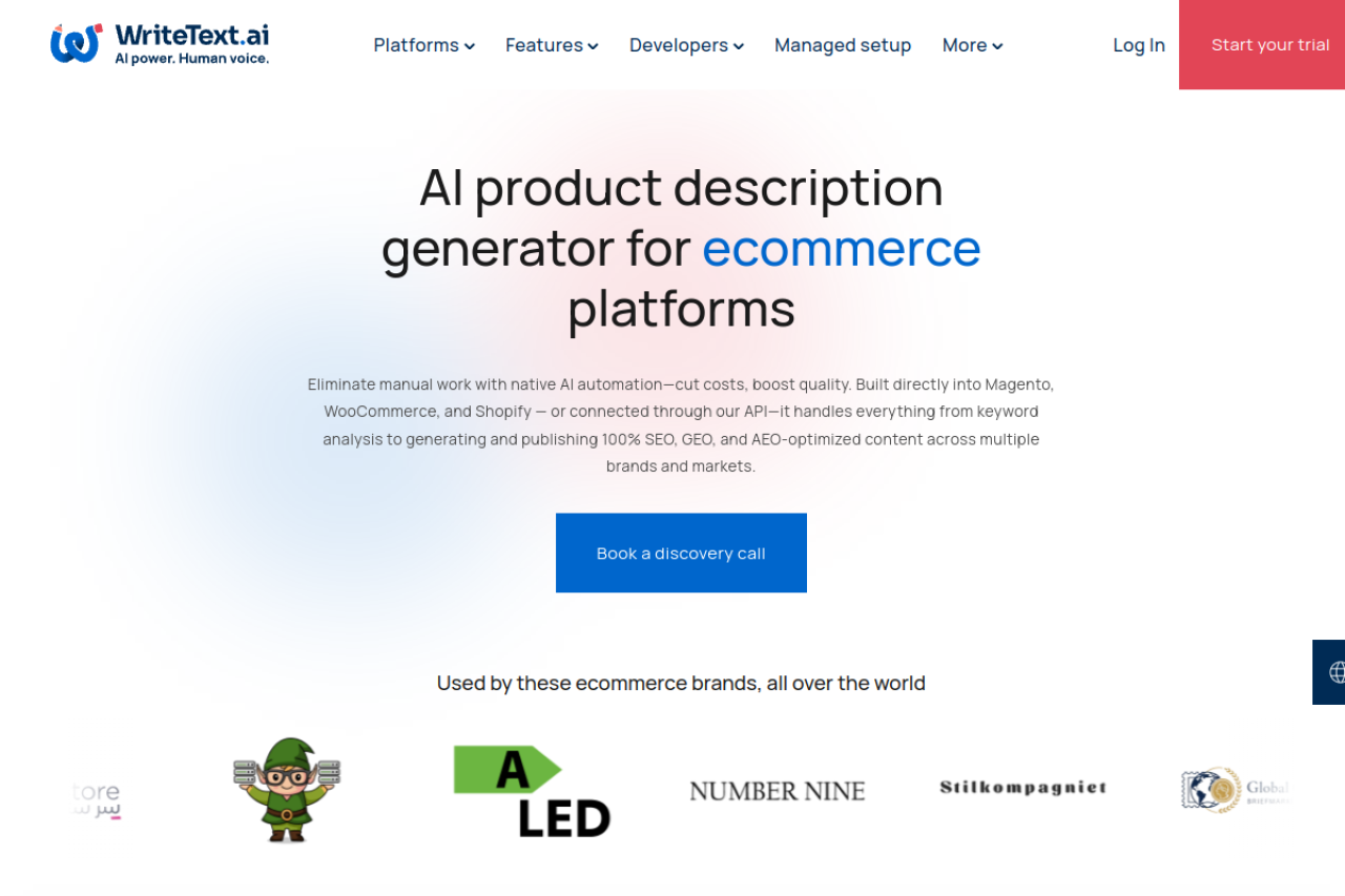 WriteText.ai 网站截图