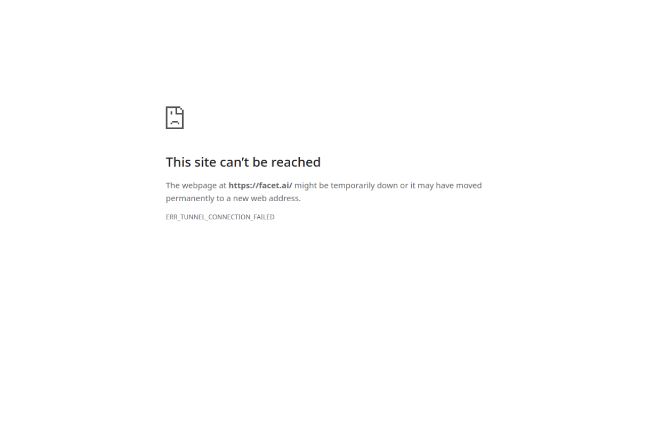 Facet 网站截图