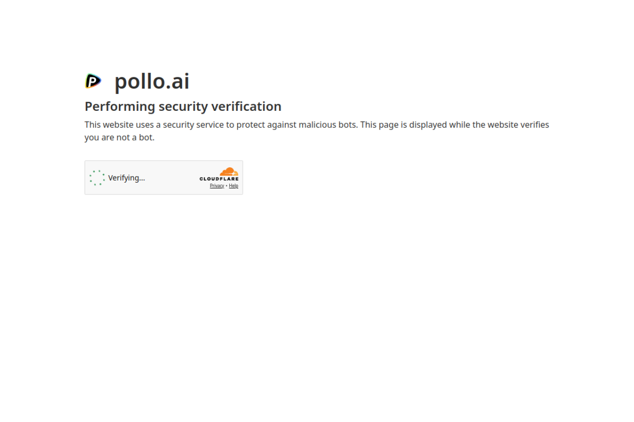 Pollo AI 网站截图