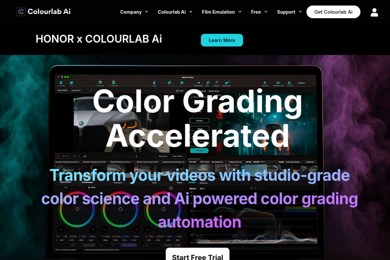 Colourlab.ai 网站截图