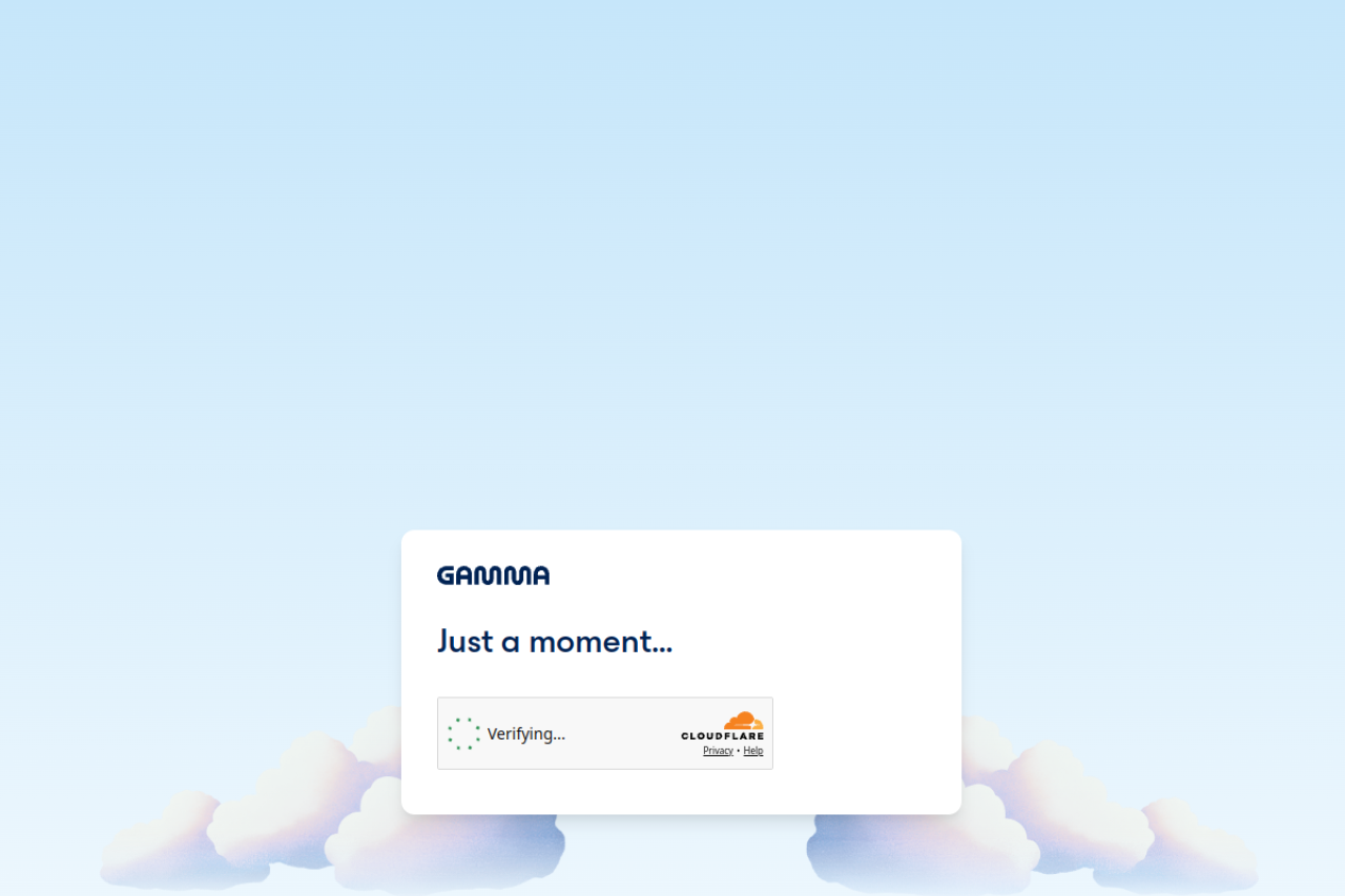 Gamma 网站截图