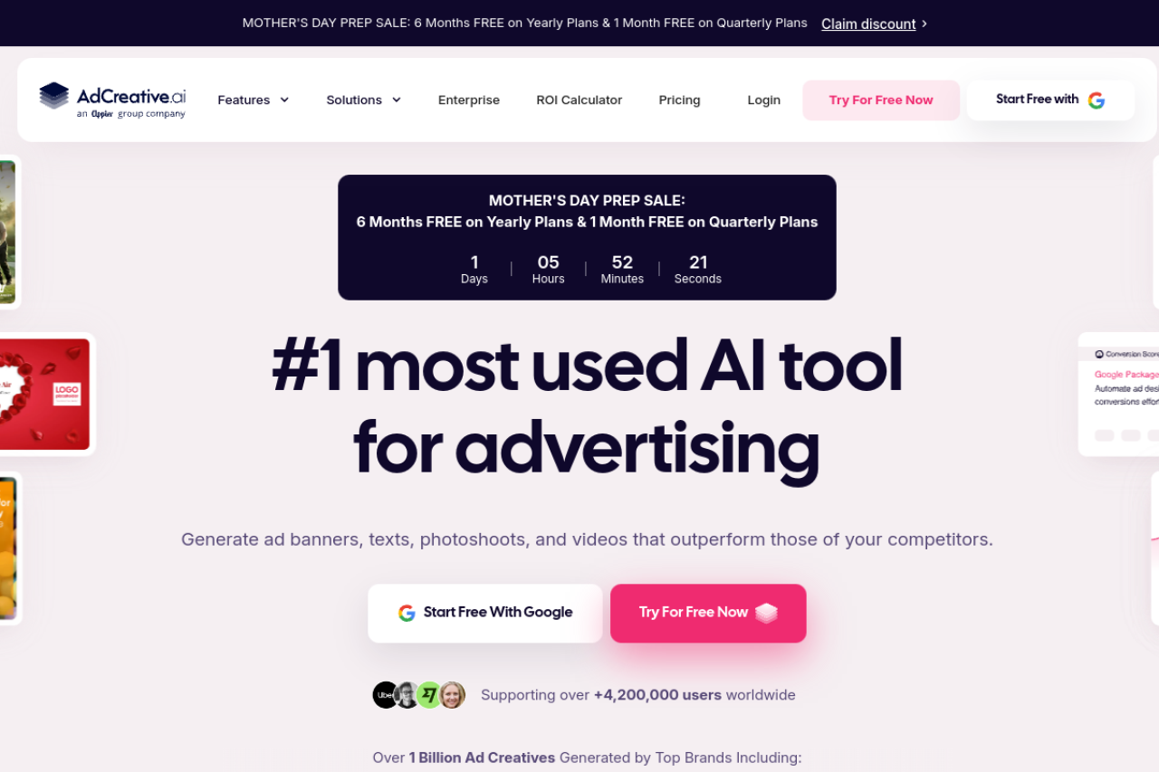 AdCreative.ai 网站截图