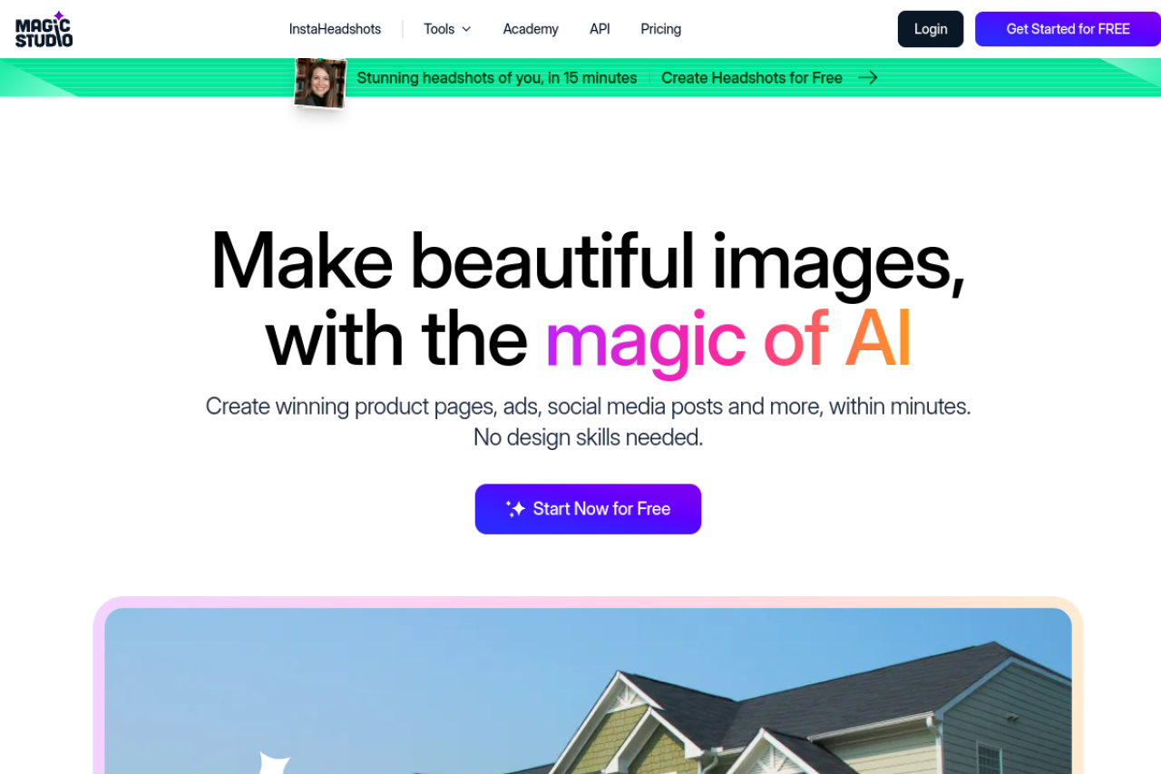 Magic Studio 网站截图