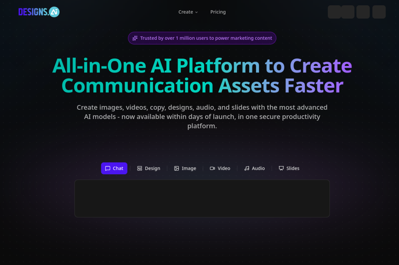 Designs.ai 网站截图